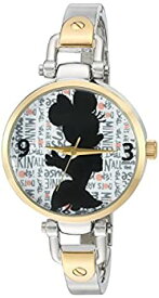 【中古】【輸入品・未使用】Disney Minnie Mouse Women's Two Tone Alloy Bridle Watch%カンマ% Two Tone Alloy Bracelet%カンマ% W002816