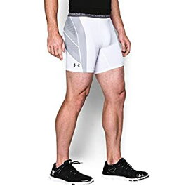 【中古】【輸入品・未使用】Under Armour UA HeatGear Armour Supervent Short - Mens White / Overcast Gray / Graphite Small