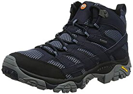 【中古】【輸入品・未使用】Merrell Men's Moab 2 Mid Gore-tex High Rise Hiking Boots%カンマ% Blue (Navy)%カンマ% 11.5 UK (46.5 EU)