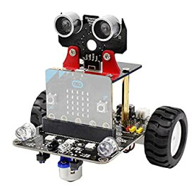 【中古】【輸入品・未使用】Yahboom Robot Kit for Micro:bit Robotics STEM Kits for Kids to Programmable BBC Microbit Robots Toy Car with Tutorial Tracking Bluetoot