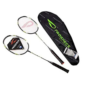 【中古】【輸入品・未使用】KEM PROSPECSバドミントンラケットセットダイヤモンドヘッドフレーム付きブラックPRIMARY250ゴールド KEM PROSPECS Badminton Racket Set with D