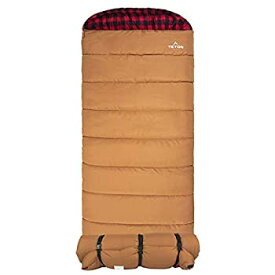 【中古】【輸入品・未使用】Teton Sports Deer Hunter 寝袋; 暖かくて快適な寝袋 釣り%カンマ%狩りやキャンプに最適 (Brown / 0f / Right Zip)