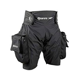 【中古】【輸入品・未使用】Mares XR TekポケットUntra Light Shorts Scuba DivingウェットスーツTech Gear 412032 Extra Large ブラック