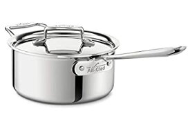 【中古】【輸入品・未使用】All-Clad 5203 Stainless Steel Saucepan Cookware%カンマ% 3-Quart%カンマ% Silver by All-Clad