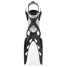 【中古】【輸入品・未使用】【並行輸入品】Mares/マレス　X-Stream Fins Open Heel Fins (白×黒%カンマ% X-Large)