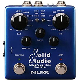 【中古】【輸入品・未使用】NUX Solid Studio IRパワーアンプシミュレータキャビネットマイクとマイクポジションを内蔵したIRローダと3本のチューブとパワーアンプコントロ