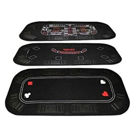 【中古】【輸入品・未使用】3?- in - 1?Poker & Casino折りたたみテーブルトップ