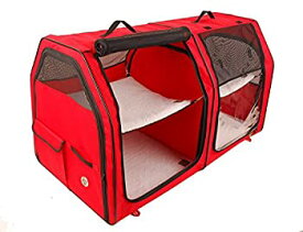 【中古】【輸入品・未使用】One for Pets Cat Carrier Show House- Red by One for Pets
