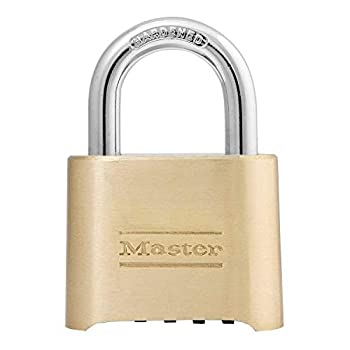 Master Lock 175D 2インチ リセット可能 真鍮コンビネーション南京錠 世界的に有名な