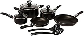 【中古】【輸入品・未使用】Mirro A797SA Get A Grip Aluminum Nonstick Cookware Set%カンマ% 10-Piece%カンマ% Black by Mirro