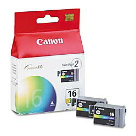 【中古】【輸入品・未使用】Canon BCI-16 Ink Tank (Twin Pack) - Color Ink 並行輸入品