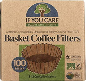 【中古】【輸入品・未使用】海外直送品Coffee Filter 8 Inch Basket%カンマ% 100 CT by If You Care