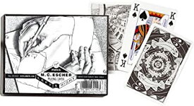 【中古】【輸入品・未使用】[ピアットニック]Piatnik M.C. Escher Left or Right Double Deck Playing Cards 2514 [並行輸入品]