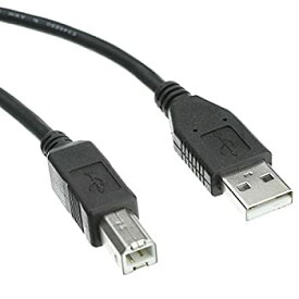 【中古】【輸入品・未使用】USB 2.0 Printer/Device Cable%カンマ% Black%カンマ% Type A Male to Type B Male%カンマ% 6 foot