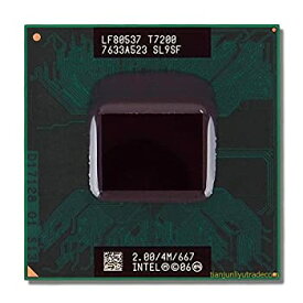 【中古】【輸入品・未使用】Intel CPU Pentium モバイル t7200 2.0 GHz fsb667mhz 4 MB fcpga6 Core 2 デュオ トレイ