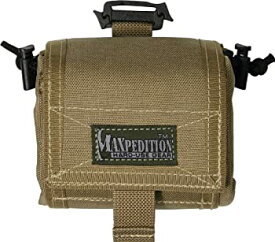 【中古】【輸入品・未使用】Maxpedition Mega Rollypoly Folding Dump Pouch - Khaki - One Size