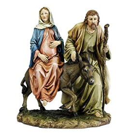【中古】【輸入品・未使用】Josephs Studio 10' La Posada 'The Lodging' Figure-Joseph with Mary Riding on Donkey on their way to Bethlehem [並行輸入品]