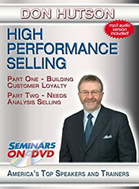 【中古】【輸入品・未使用】High Performance Selling - Building Customer Loyalty%カンマ% Needs Analysis Selling%カンマ% The Evolution of Selling%カンマ% Selling