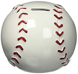 【中古】【輸入品・未使用】Baseball Sports Themed Ceramic Kids Piggy Bank Bedroom Decor by Burton & Burton [Toy] [並行輸入品]
