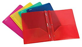 【中古】【輸入品・未使用】Two-Pocket Portfolio%カンマ% Tang Fastener%カンマ% 1/2%ダブルクォーテ% Capacity%カンマ% Assorted Colors%カンマ% 25/Box (並行輸入品)
