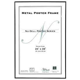 【中古】【輸入品・未使用】Metal Poster Frame%カンマ% Plastic Face%カンマ% 24 x 36%カンマ% Black (並行輸入品)