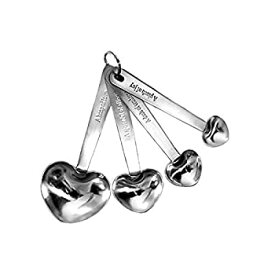 【中古】【輸入品・未使用】Heart shaped measuring spoons [並行輸入品]