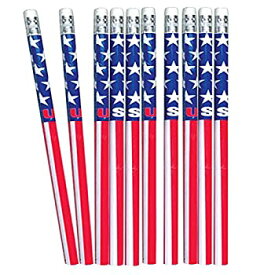 【中古】【輸入品・未使用】Patriotic Pencils (12 Count) by US Toy