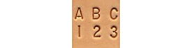 【中古】【輸入品・未使用】1/4 Alphabet & Number Leather Stamping Set by Tandy Leather