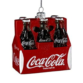 中古 【中古】【輸入品・未使用】Kurt Adler 3-1/2-Inch Glass Coca-Cola Six Pack Ornament by Coca-Coa [並行輸入品]