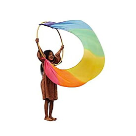 【中古】【輸入品・未使用】[サラシルク]Sarah's Silks Rainbow Silk Scape By Giant 9 Feet Long Bed Canopy Fort Building Play Tent Group Games 5031 [並行輸入品]