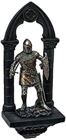 【中古】【輸入品・未使用】西洋甲冑鎧 中世騎士 ギャビン卿 壁彫刻 西洋置物オブジェ 美術品 彫像/Design Toscano Knights of the Realm 3-Dimensional Sir Gavin Wall Scu