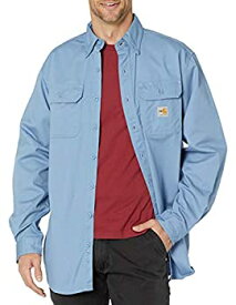 【中古】【輸入品・未使用】Carhartt メンズ 耐炎クラシックツイルシャツ、ミディアムブルー、S