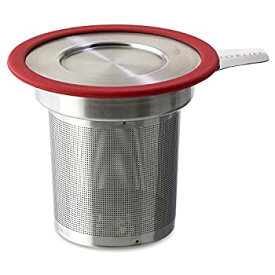 【中古】【輸入品・未使用】FORLIFE Brew-in-Mug Extra-Fine Tea Infuser with Lid%カンマ% Red by FORLIFE [並行輸入品]
