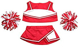 【中古】【輸入品・未使用】Red & White Cheerleader Outfit Teddy Bear Clothes ts Most 14%ダブルクォーテ% - 18%ダブルクォーテ% Build-A-Bear%カンマ% Vermont Teddy Bears%カンマ% and