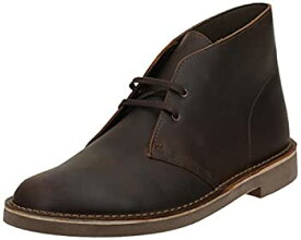 【中古】【輸入品・未使用】Clarks Mens Bushacre 2 Round Toe Leather Fashion Boots%カンマ% Brown%カンマ% Size 10.5