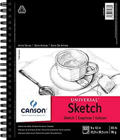 【中古】【輸入品・未使用】Canson Universal Spiral Sketch Book 9%ダブルクォーテ%X12%ダブルクォーテ%-100 Sheets (並行輸入品)