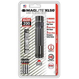 【中古】【輸入品・未使用】MAG-LITE(マグライト) ミニマグライト XL50 LED(単四3本) XL50-S3016Y ブラック