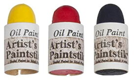 【中古】【輸入品・未使用】Mini Artist's Paintstiks 3/Pkg-Primary-Napthol Red/Blue/Azo Yellow (並行輸入品)
