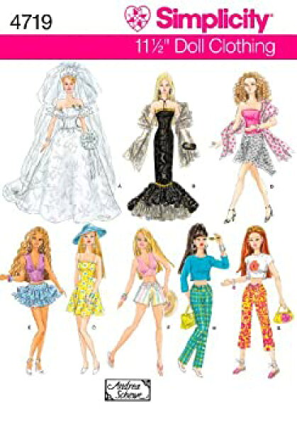 【中古】【輸入品・未使用】Simplicity 11 1/2 Fashion Doll Clothes-ONE SIZE (並行輸入品)