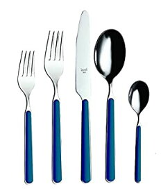 【中古】【輸入品・未使用】Mepra Faantasia Cutlery 5 Piece Place Setting Blue