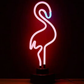【中古】【輸入品・未使用】Neonetics Business Signs Flamingo Neon Sign Sculpture%カンマ% Pink