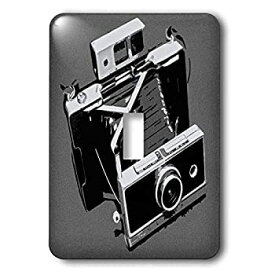 【中古】【輸入品・未使用】3dRose lsp_20711_1 古いヴィンテージクラシックカメラの画像 ベローズライトスイッチカバー付き