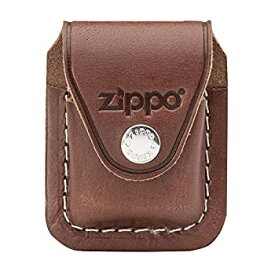 【中古】【輸入品・未使用】ZIPPO ライターケース レザー クリップ ブラウン LPCBW