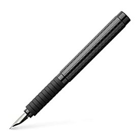 【中古】【輸入品・未使用】Faber-Castell Carbon BASIC Black Fountain Pen with Broad Nib 万年筆 (並行輸入品)