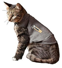 【中古】【輸入品・未使用】Thundershirt 猫用サンダーシャツ ヘザーグレー並行輸入品 (M 32.5-42.5 4-5.8)