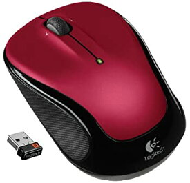 【中古】【輸入品・未使用】Logitech Wireless Mouse M325 with Designed-For-Web Scrolling - Red 並行輸入