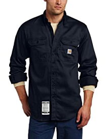 【中古】【輸入品・未使用】Carhartt Men's Big & Tall Flame Resistant Lightweight Twill Shirt%カンマ%Dark Navy%カンマ%XXX-Large