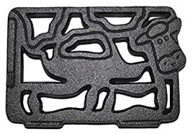 【中古】【輸入品・未使用】Old Mountain Cast Iron Cow Trivet by Old Mountain