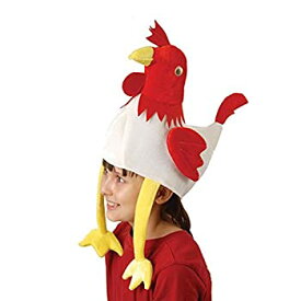 【中古】【輸入品・未使用】[US トイ]US Toy Deluxe Stuffed Plush Chicken Rooster Hat Costume Party Cap UTH530 [並行輸入品]