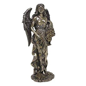 【中古】【輸入品・未使用】11.5 Inch Goddess Fortuna Roman Mythology Resin Statue Figurine by PTC